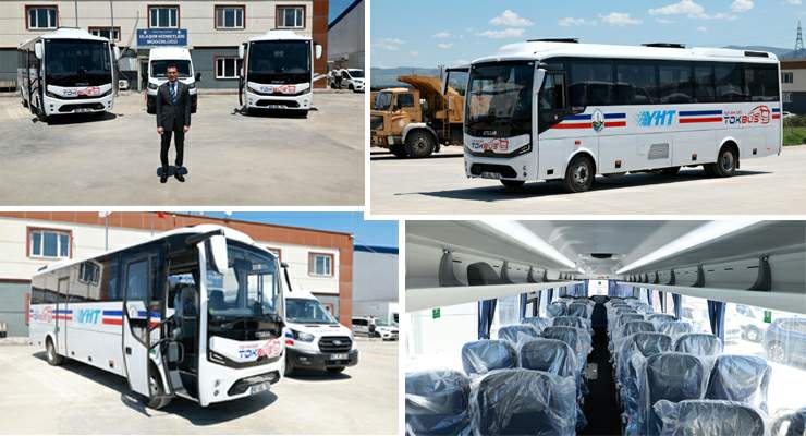 Tokat Belediyesi 2 adet 39+1 yeni TOKBÜS’ü hizmete soktu
