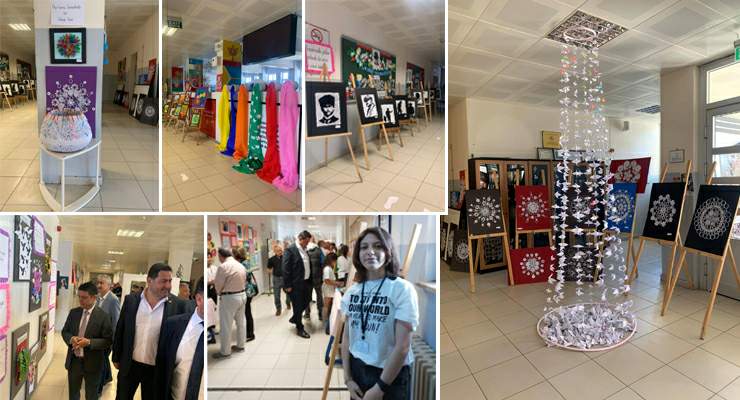 Zile Şehit Ümit Günel Ortaokulu’nda sanat rüzgarları esti