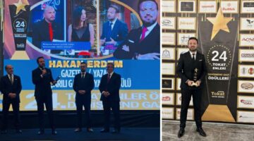 Hakan Erdem’e “Yılın En Başarılı Gazeteci-Yazarı” ödülü