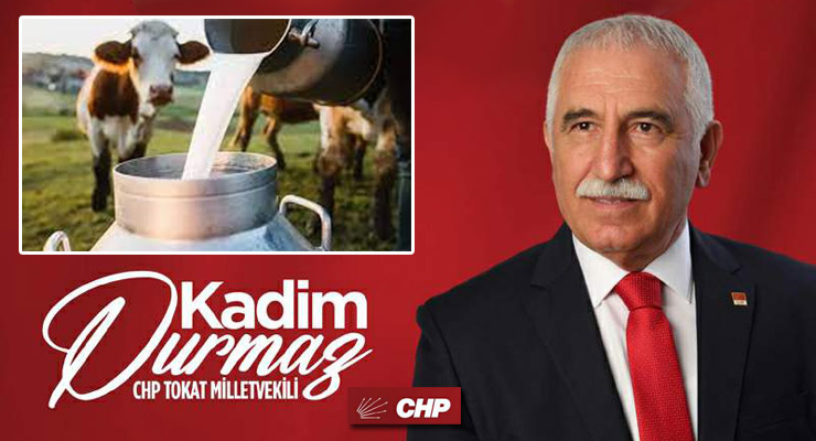 Kadim Durmaz, “Sütü üreten zararda, İzleyen Hükümet nerede?”