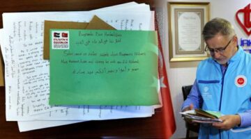 Öğrencilerden TDV aracılığıyla “Gazze’ye Gönül Mektupları”