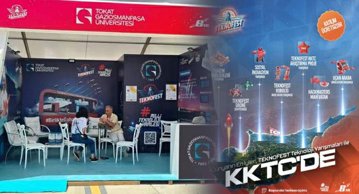 Teknofest Kıbrıs’ta “TOGÜ Standı” dikkatleri üstüne çekti