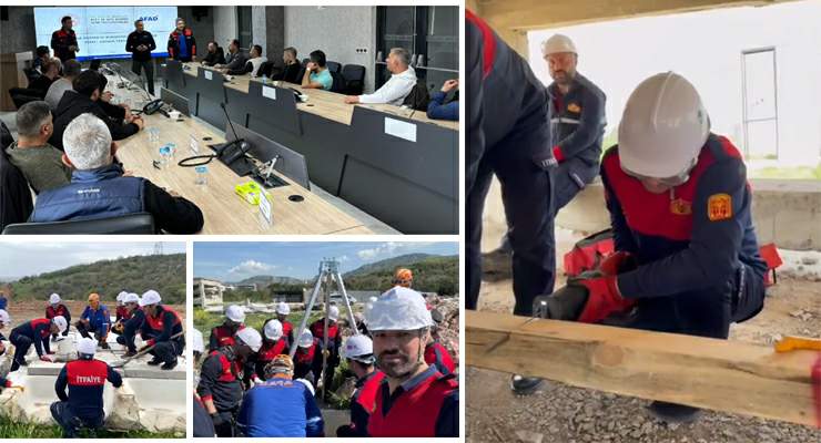 Tokat AFAD’dan Zile İtfaiyesi’ne kapsamlı eğitim