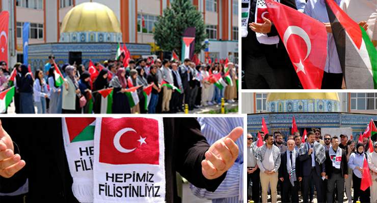 TOGÜ’de Gazze için tek yürek, Öğrenci Kulüpleri’nden ortak tepki