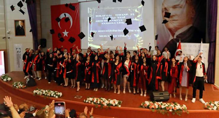 TOGÜ Tarım Mesleki ve Teknik Anadolu Lisesi ilk mezunlarını verdi