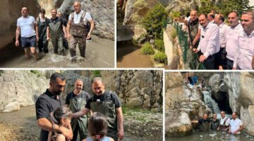 Cüneyt Aldemir, Reşadiye Zinav Gölü ve Kanyonu’nu gezdi