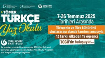 TOGÜ’de 3 ülkeden 19 öğrenciye “Türkçe ve Türk Kültürü” tanıtılacak