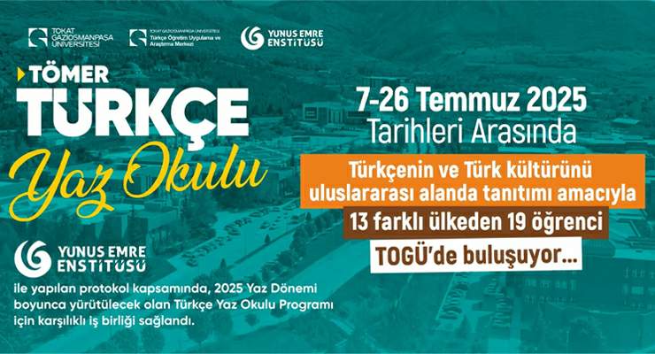 TOGÜ’de 3 ülkeden 19 öğrenciye “Türkçe ve Türk Kültürü” tanıtılacak