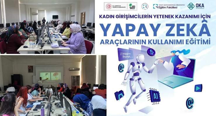 Tokat’ta kadın girişimcilere yapay zekâ eğitimi verildi
