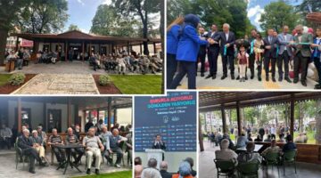 Tokat’ta Dudayev Parkı ve kafeler hizmete açıldı