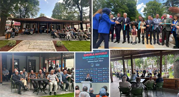 Tokat’ta Dudayev Parkı ve kafeler hizmete açıldı