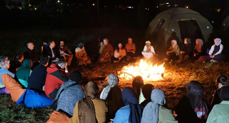 “TOGÜ Çadır Kampı Coşkusu” Kız öğrencilerle buluştu