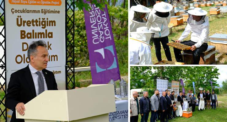 TOGÜ’den anlamlı proje “Bal Üretimiyle Eğitime Destek” hayata geçti