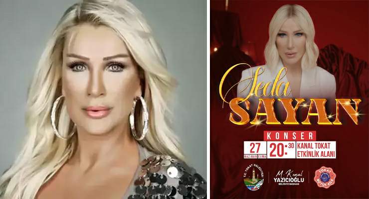 Seda Sayan Tokat’ta konser verecek