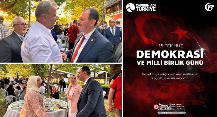 Cüneyt Aldemir, ”Şehitlerin emaneti, Gazilerin duası başımızın tacıdır”