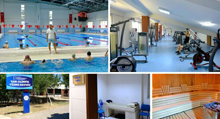 TOGÜ Yarı Olimpik Yüzme Havuzu ve Fitness Salonu büyük ilgi görüyor