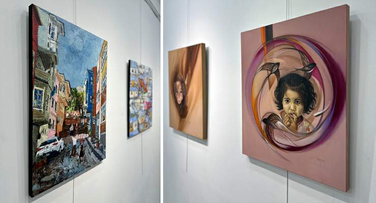 ‘Katmanlar’ Resim Sergisi Temmuz ayı boyunca Trump Art Gallery’de