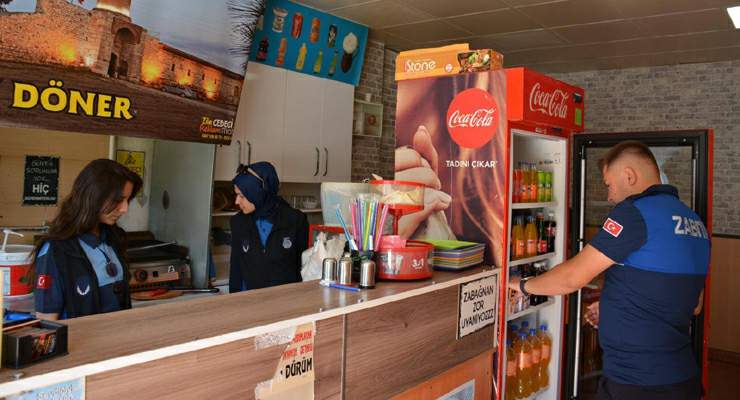 Zile Belediyesi zabıta ekiplerinden dönercilere sıkı denetim