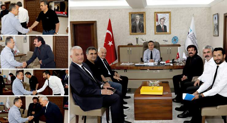 Tokat Belediye Plevne Spor’dan Rektör Fatih Yılmaz’a nezaket ziyareti
