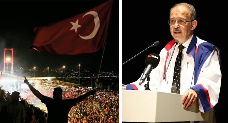 Rektör Prof. Dr. Dağlı, “Yüce Türk Milleti 15 Temmuz’da büyük kahramanlık destanı yazmıştır”