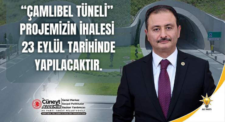 Cüneyt Aldemir, “Tokat’ta ulaşımda yeni dönem başlıyor”