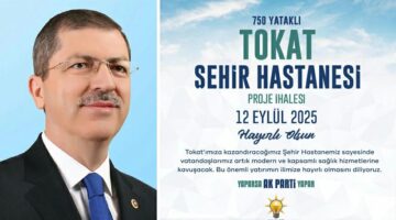 Milletvekili Mustafa Arslan, “Hayırlı olsun Tokat”