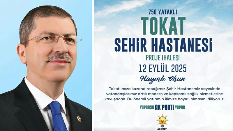 Milletvekili Mustafa Arslan, “Hayırlı olsun Tokat”