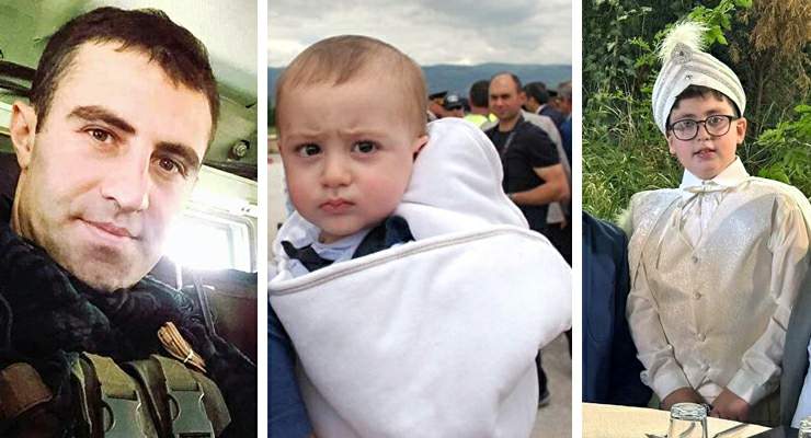 Tokatlı Şehit Seyfettin Turan Aktaş’ın oğlu sünnet oldu
