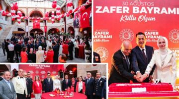 Tokat’ta Zafer Bayramı resepsiyon ve fener alayıyla taçlandı