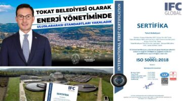 Tokat Belediyesi, Enerji yönetiminde “Uluslararası Standartları” yakaladı