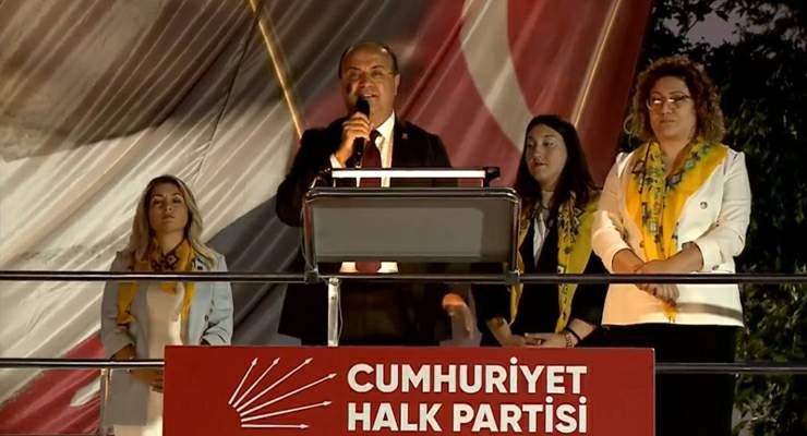 Başkan Kurtgöz, Coşkulu mitinge katılım için teşekkür etti