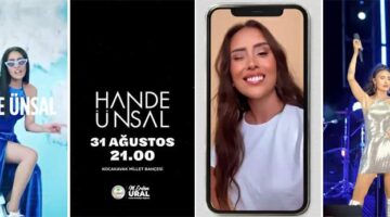 Hande Ünsal, 31 Ağustos’ta Millet Bahçesi’nde konser verecek
