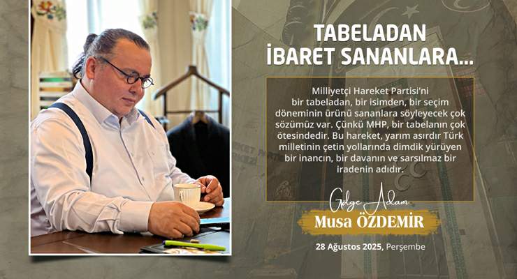 TABELADAN İBARET SANANLARA…