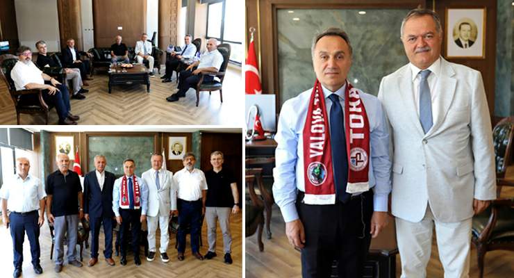 Yalova Tokatlılar Derneği’nden Rektör Yılmaz’a ziyaret