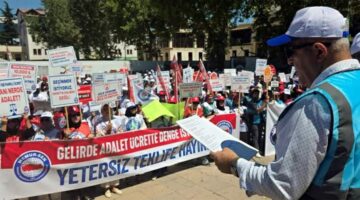 “Refah payı ve adalet yok” Memur-Sen’den Tokat’ta zam protestosu