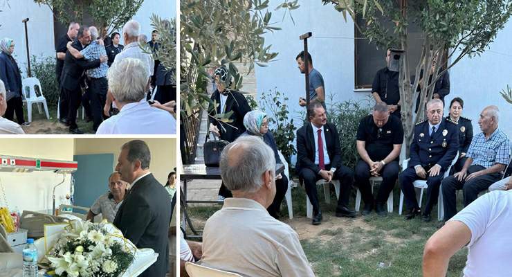 Cüneyt Aldemir’den, Şehit polisler için taziye ziyareti