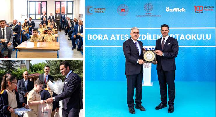 Özdilek, devlete 10 okul bağışladı