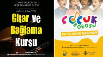 Tokat Belediyesi’nden yine 2 ayrı etkinlik