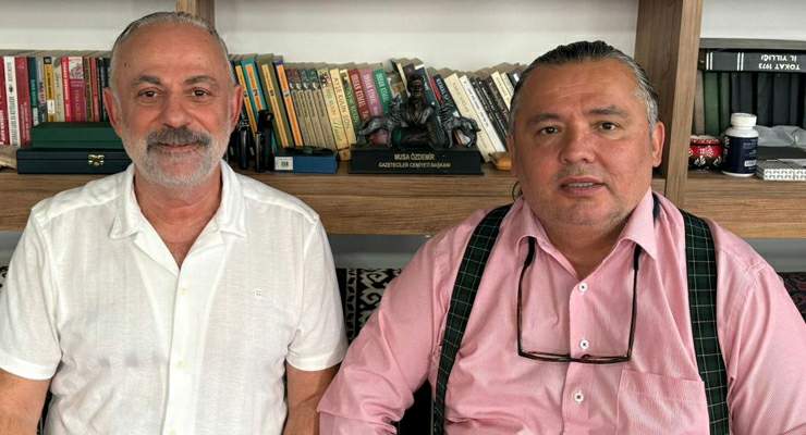 Basının duayen ismi Alaattin Özuzun, Başkan Özdemir’i ziyaret etti