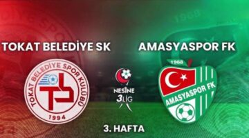 Tokat Belediye Spor üç puanı Amasya Spor F.K.’den kopardı