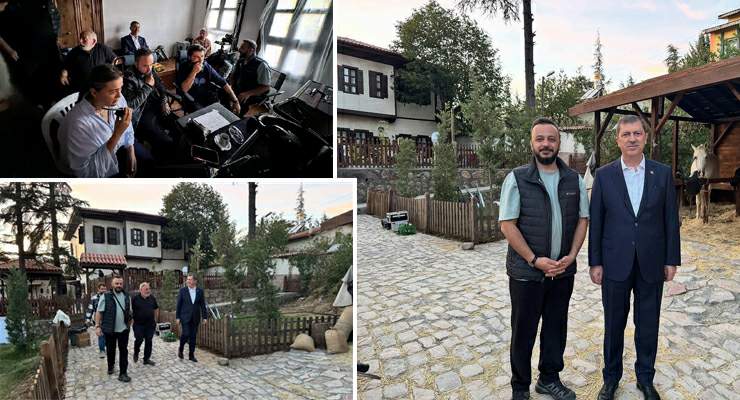 Milletvekili Arslan, “Onbeşliler” dizi setine ziyaret etti