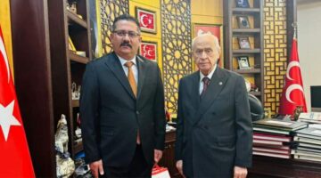 MHP Tokat İl Başkanı İpek, Bahçeli ile görüştü