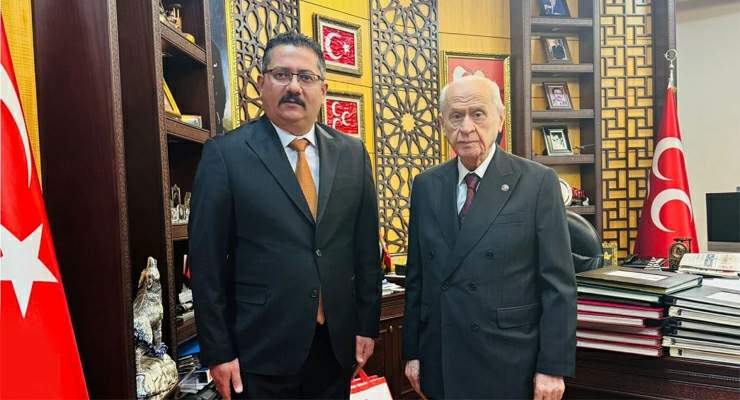 MHP Tokat İl Başkanı İpek, Bahçeli ile görüştü