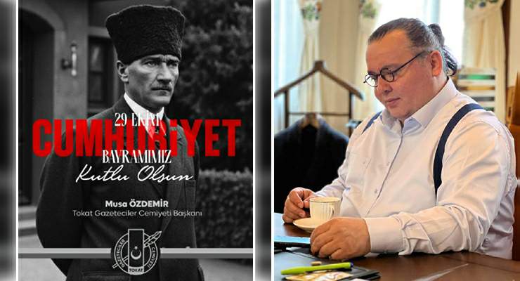 TGC Başkanı Özdemir’in “29 Ekim Cumhuriyet Bayramı” mesajı