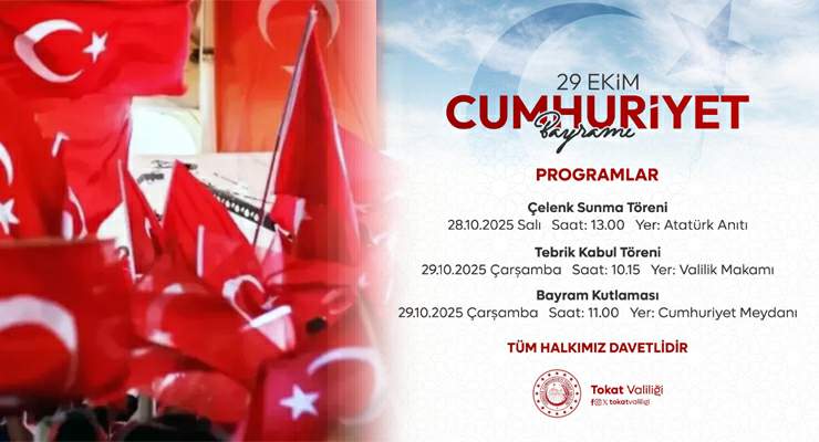 Tokat’ta “Cumhuriyet Bayramı” heyecanı