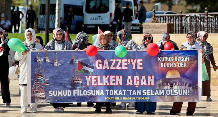 Başkan San, “Gazze’nin sessiz çığlığına ses olmak için meydanlardayız”