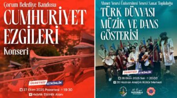 Tokat Belediyesi’nden iki güzel etkinlik daha