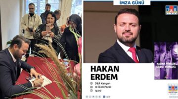 Gazeteci-Yazar Hakan Erdem’den İstanbul’da imza günü