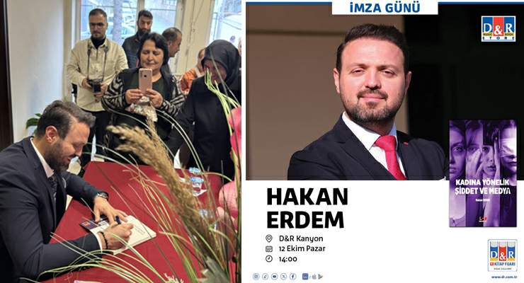 Gazeteci-Yazar Hakan Erdem’den İstanbul’da imza günü