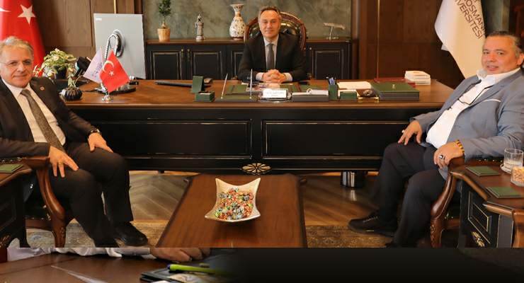 TGC Başkanı Özdemir ve Gazeteci-Yazar Alpay’dan Rektör’e ziyaret